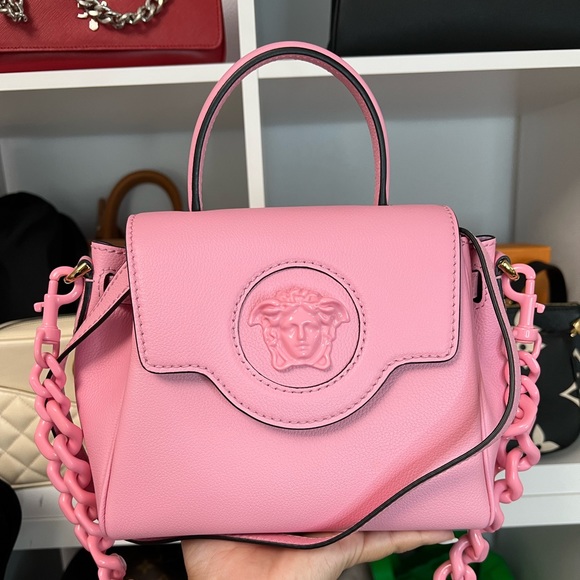Versace Handbags - Versace La Medusa Small Handbag Pink